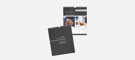 Ein kleiner Wochenkalender mit Tieren drauf