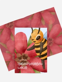 Menükarte Geburtstag Bienenfreuden