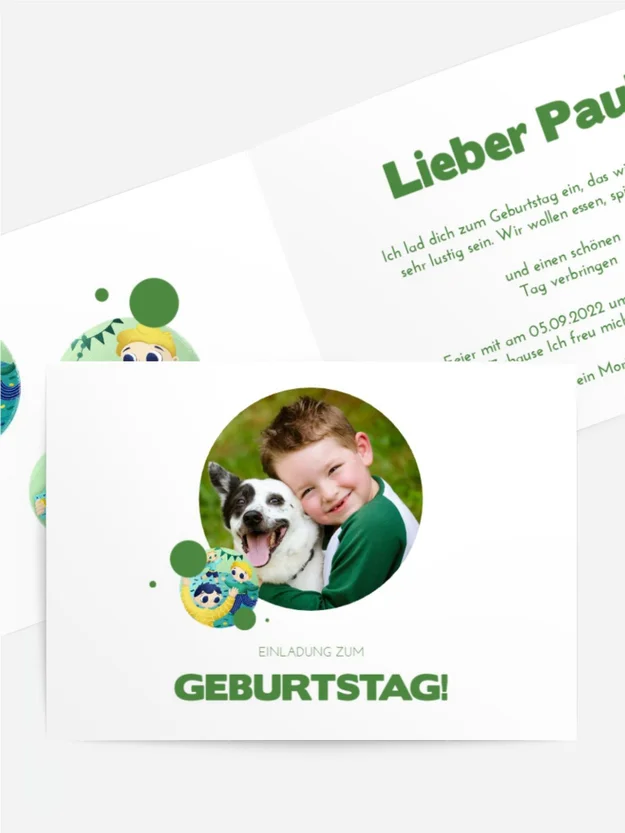 Geburtstagseinladung Glücklicher Moment