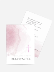 Einladungskarte Konfirmation Himmelsdach