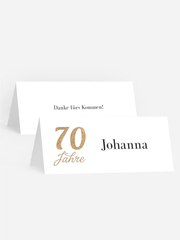 Tischkarte Geburtstag Klar daneben Tischkarte Geburtstag Klar daneben