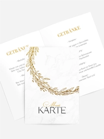Menükarte Geburtstag Goldene Jahre