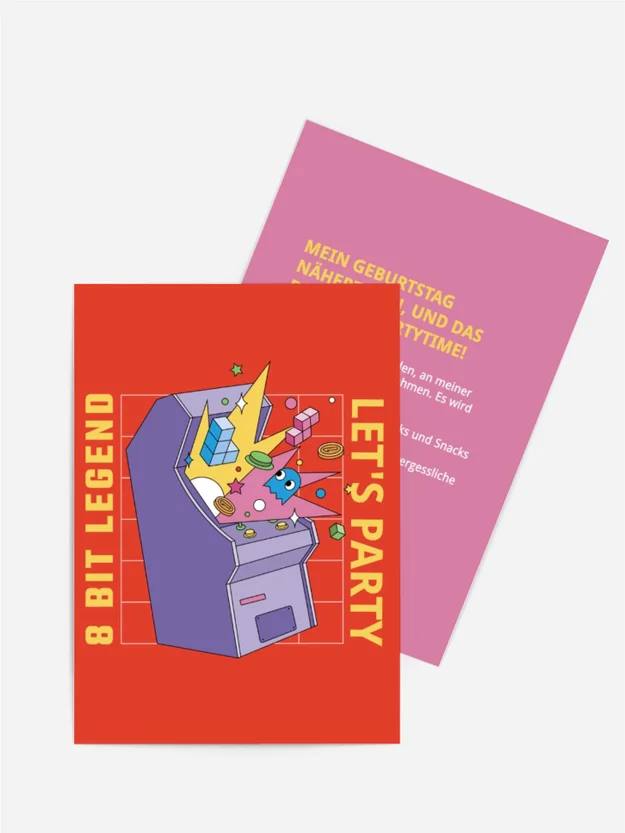 Geburtstagseinladung Gaming-Boom