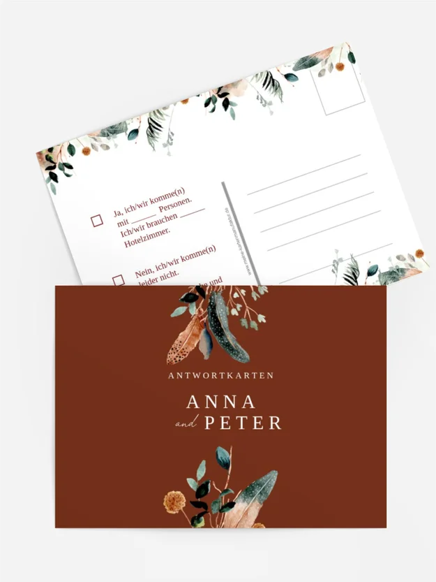 Antwortkarte Gefrorene Schönheit