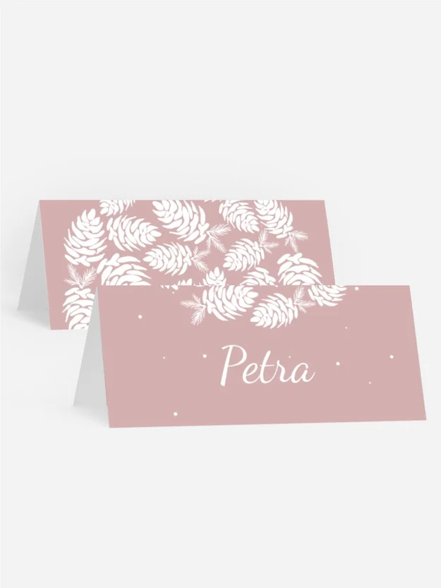 Tischkarte Weihnachten Weihnachtssouvenirs