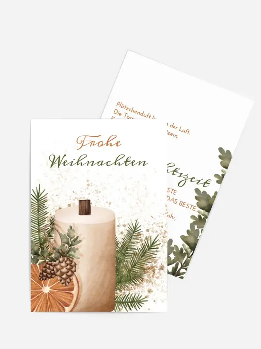 Weihnachtskerze