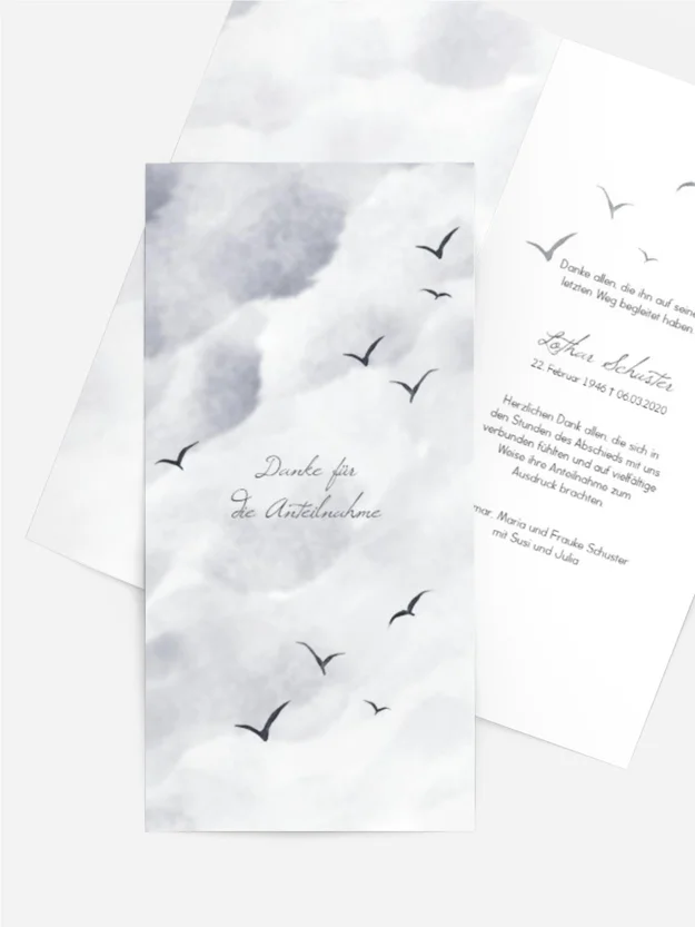 Trauerdanksagung Himmelsfrieden Trauerdanksagung Himmelsfrieden