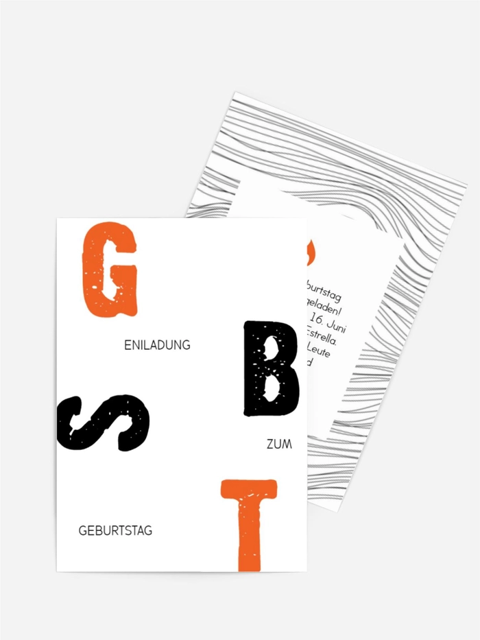 Geburtstagseinladung GBST Geburtstagseinladung GBST