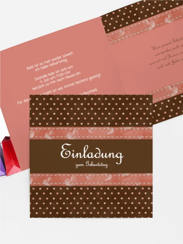 Geburtstagseinladung Harmonie Foto