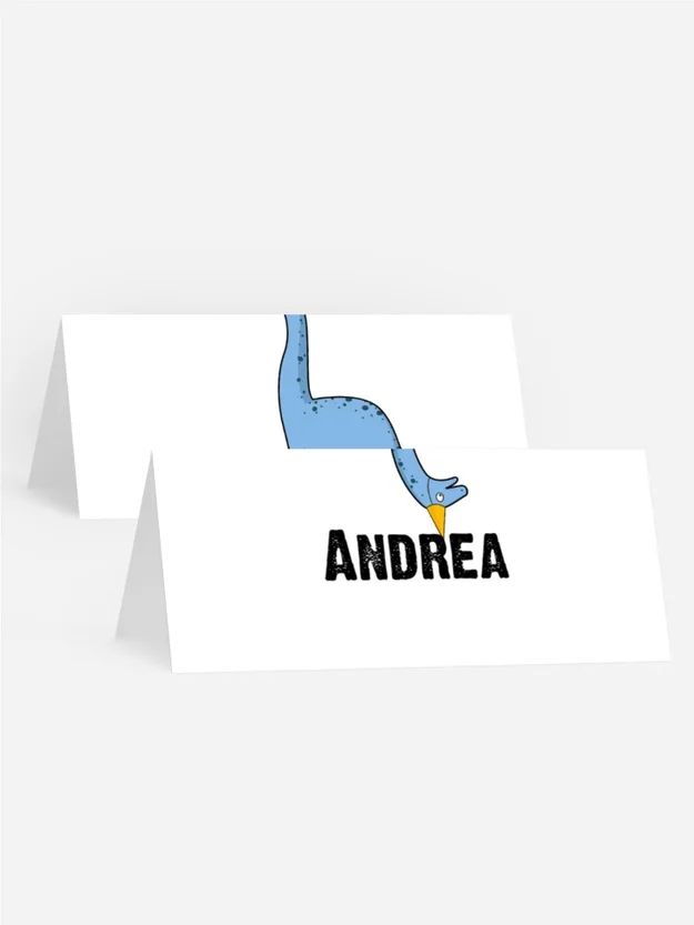 Tischkarte Geburtstag Dinosaurier-Party Tischkarte Geburtstag Dinosaurier-Party