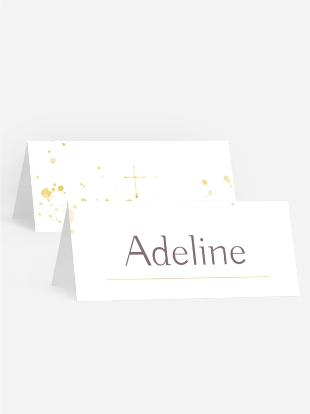 Tischkarte Taufe Tauffest