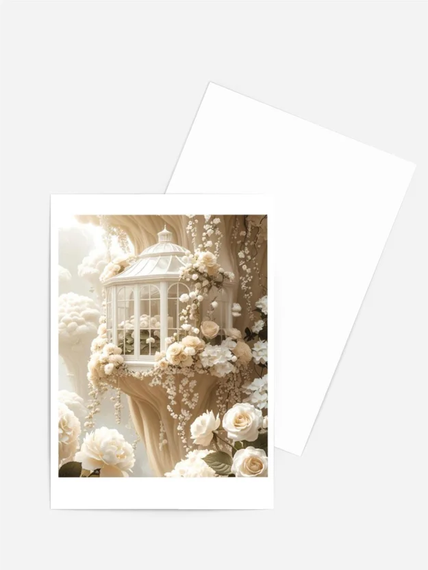 Fine Art Karte secret garden | KI