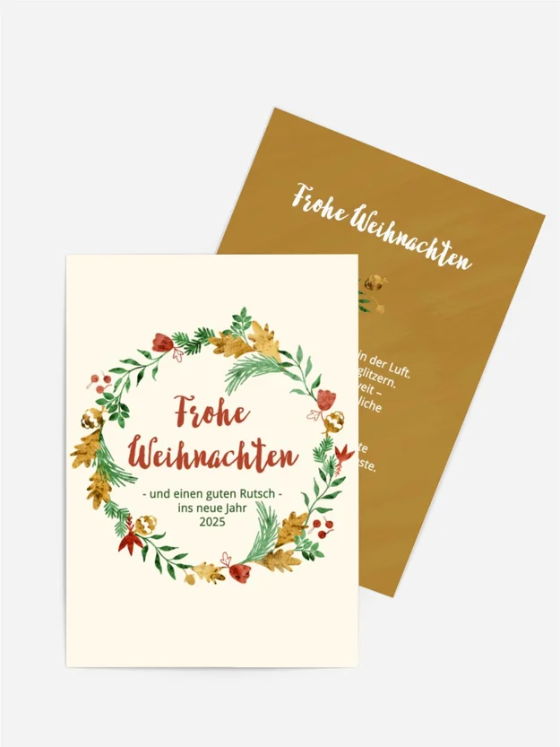 Kranz für den Urlaub