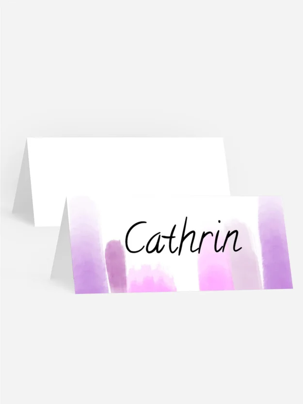 Tischkarte Geburtstag Schminktisch