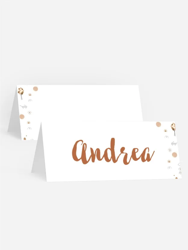 Tischkarte Geburtstag Voller Leidenschaft