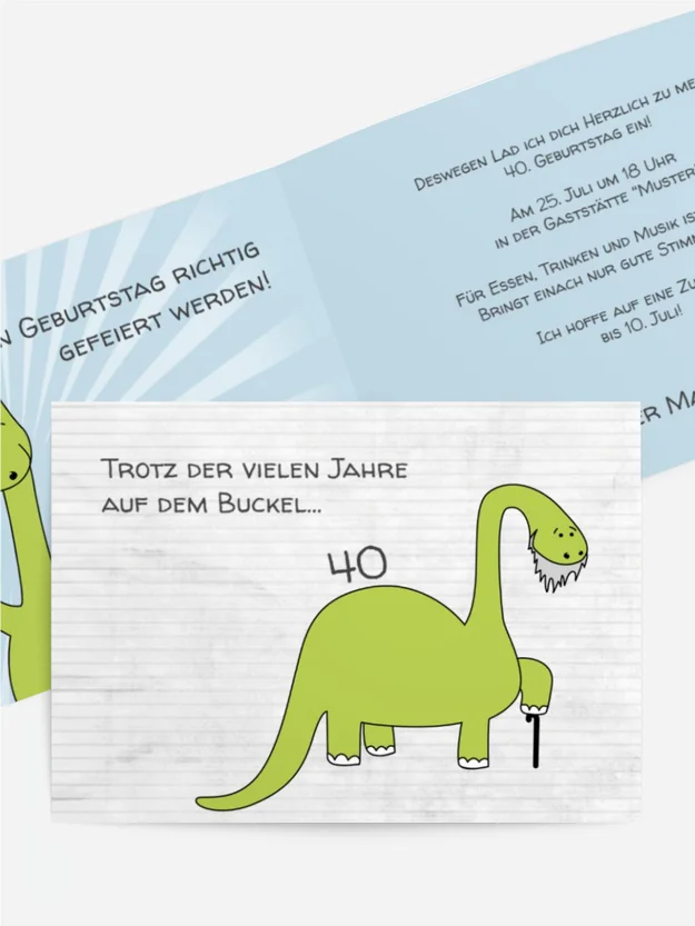 Geburtstagseinladung Dino Geburtstagseinladung Dino