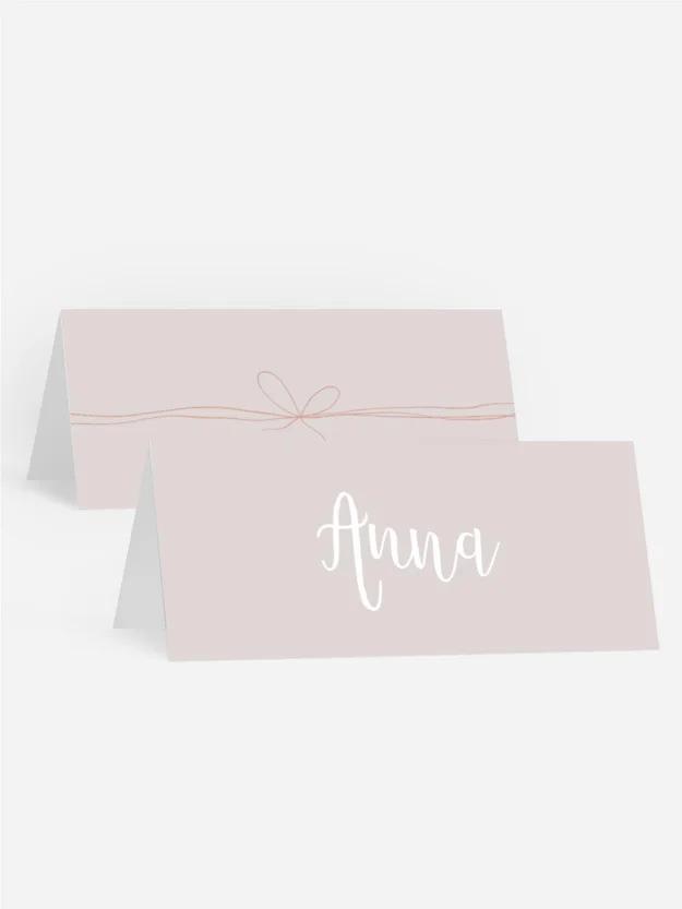 Tischkarte Geburtstag Linienballon