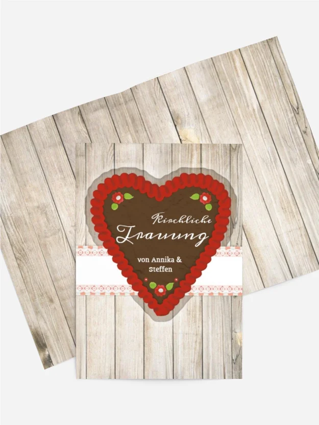 Kirchenheft Umschlag zur Hochzeit München