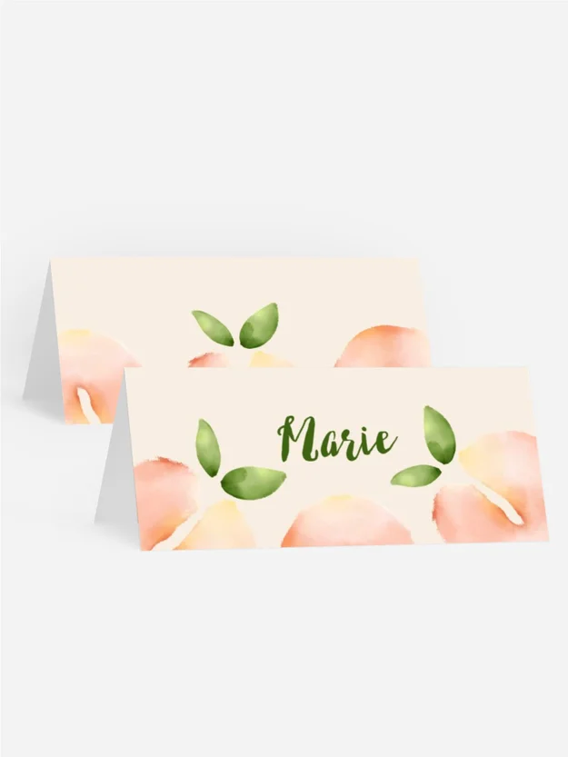 Tischkarte Geburtstag Apfelplantage Tischkarte Geburtstag Apfelplantage