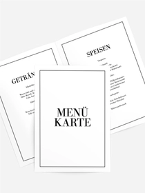 Menükarte Taufe Geschenk im Korb Menükarte Taufe Geschenk im Korb