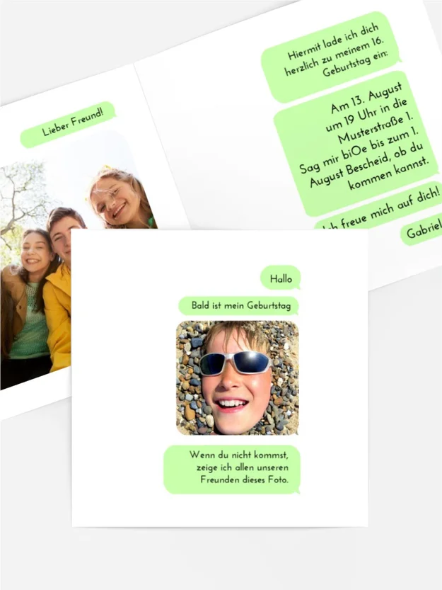 Geburtstagseinladung Glückwunschkorrespondenz