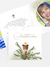 Dankeskarte Konfirmation Kelch