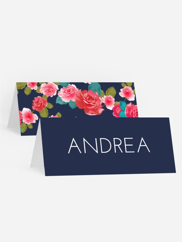 Tischkarte Geburtstag Rosengarten Tischkarte Geburtstag Rosengarten