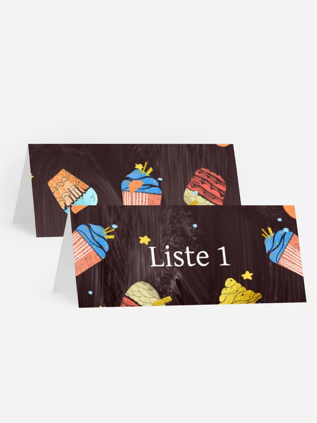 Tischkarte Geburtstag Planeten Tischkarte Geburtstag Planeten