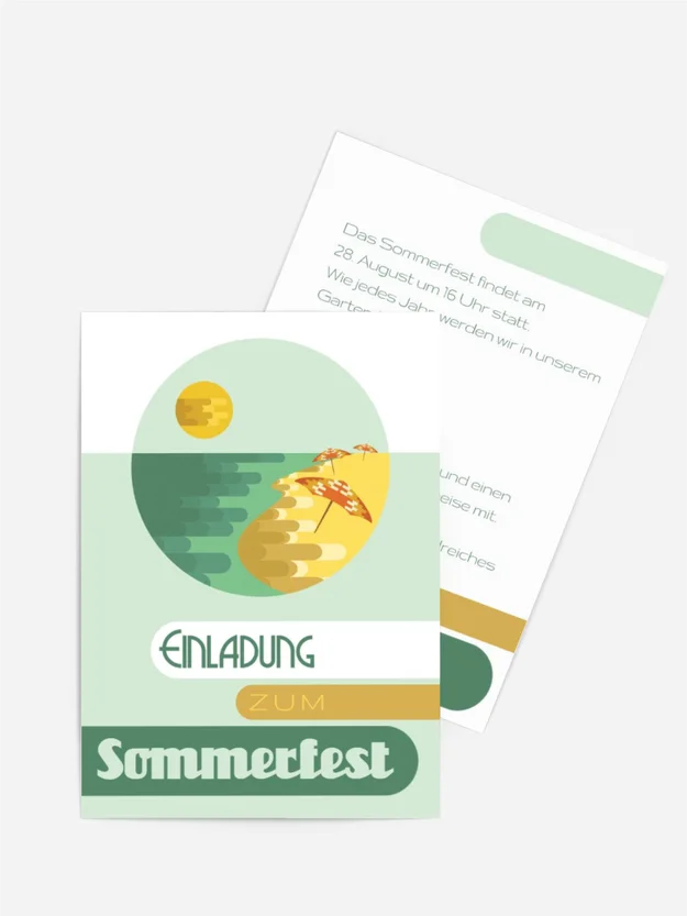 Sommerfest Einladung Sommerflair Sommerfest Einladung Sommerflair