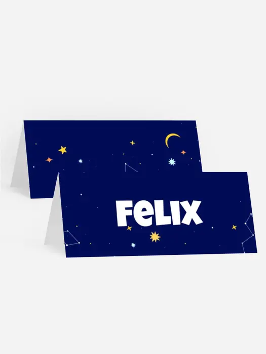 Tischkarte Geburtstag Astronaut