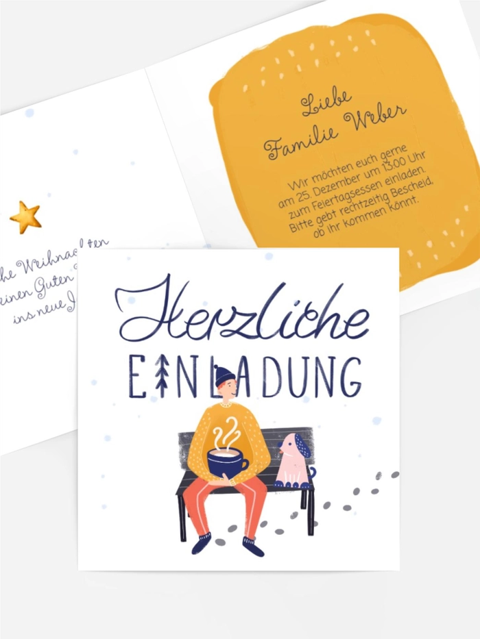 Einladung Weihnachten Winterwanderung Einladung Weihnachten Winterwanderung