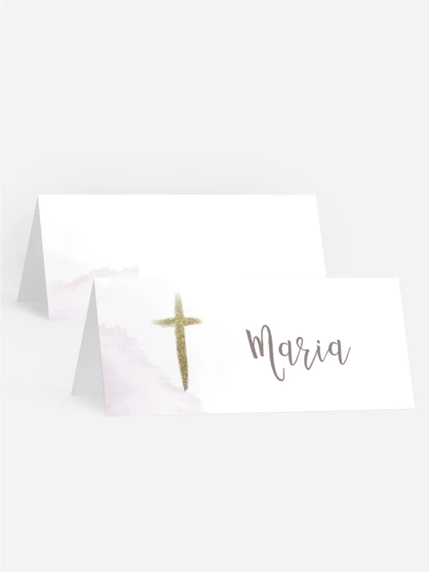 Tischkarte Kommunion Kräuterkranz Tischkarte Kommunion Kräuterkranz