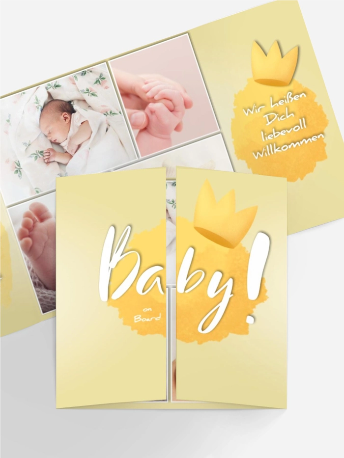 Babyglück - gelb