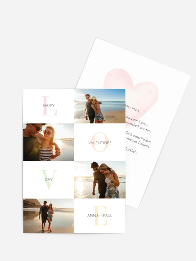 Valentinskarte Angenehme Erinnerungen