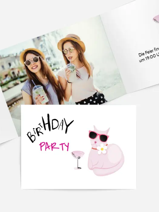 Birthday  Katze