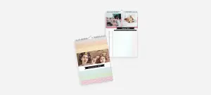 Wandkalender im Flur als Familienplaner mit Familienfotos gestalten