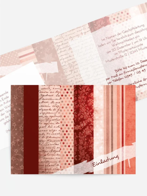 Weihnachts Einladungskarte geschäftlich Geschenkpapier Weihnachts Einladungskarte geschäftlich Geschenkpapier