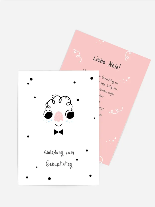 Geburtstagseinladung schick