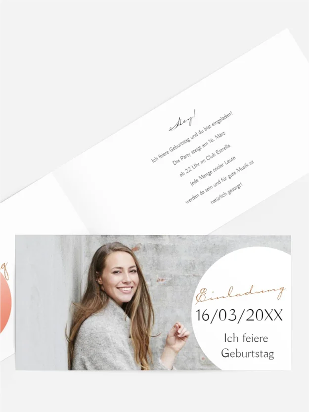 Geburtstagseinladung Einklang 2