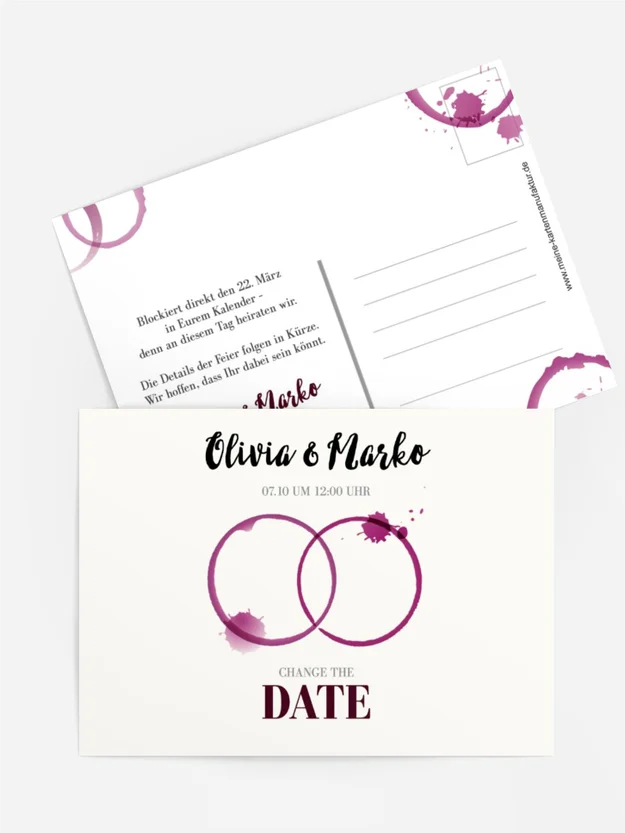 Change the Date Zwei Kreise