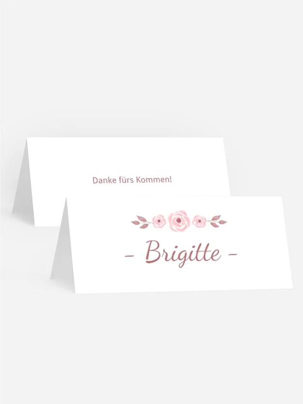 Tischkarte Geburtstag Cover