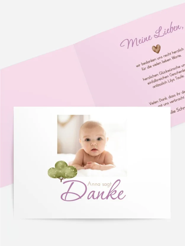 Dankeskarte Taufe Kleines Schloss Dankeskarte Taufe Kleines Schloss