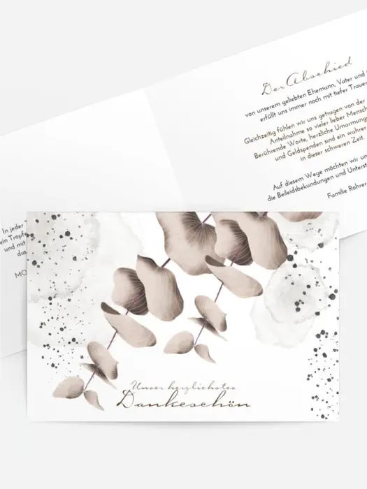 Dankeskarte Neue Filialen