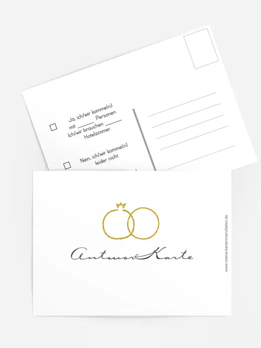 Antwortkarte Kreis-Ringe Antwortkarte Kreis-Ringe