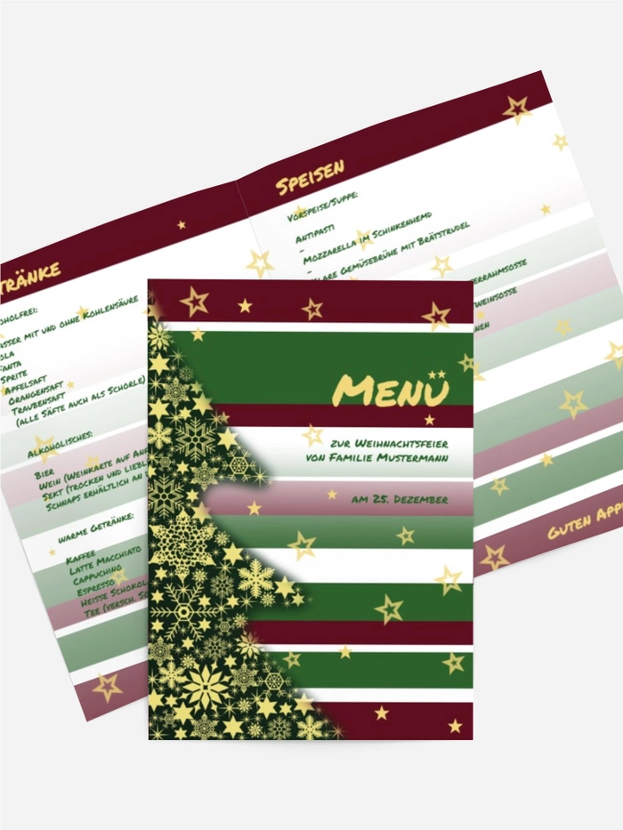 Weihnachtsmenü Privat American Style