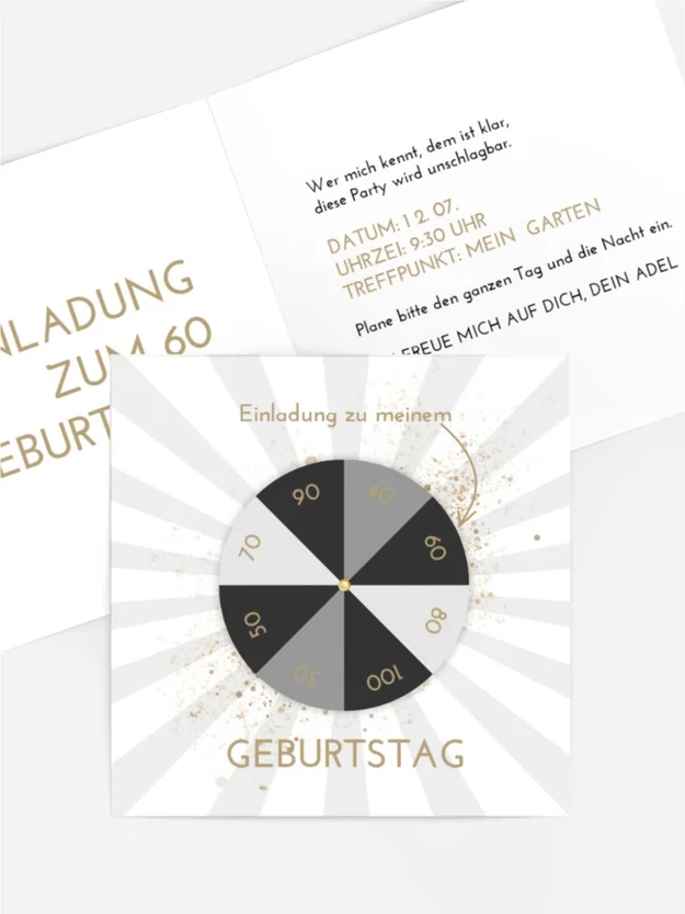 Geburtstagseinladung Wunderfeld