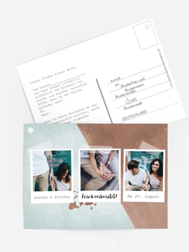 Ballonflugkarte Fotosammlung