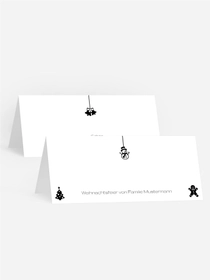 Tischkarte zu Weihnachten Schmuckelemente Tischkarte zu Weihnachten Schmuckelemente