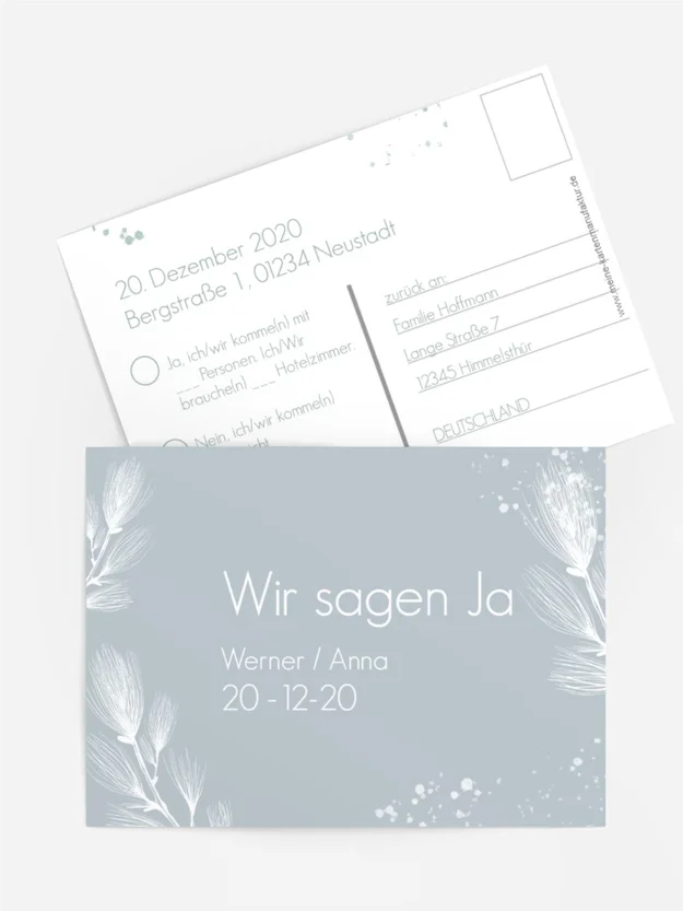 Antwortkarte Eiskristalle