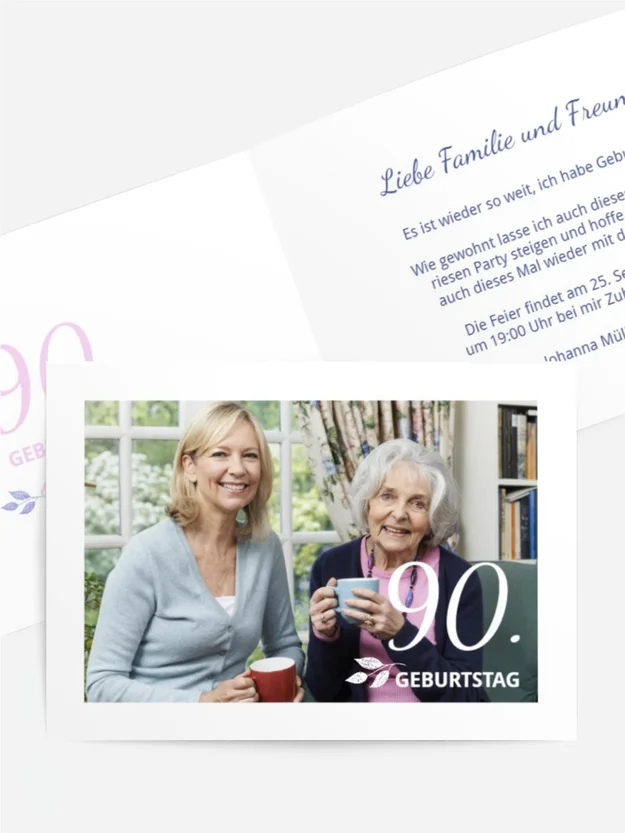 Geburtstagseinladung Cover